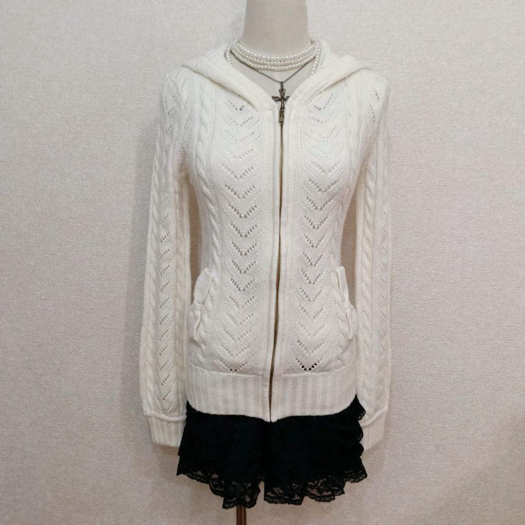 LIZ LISA　リズリサ　リボンニットパーカー　Y2K　00s