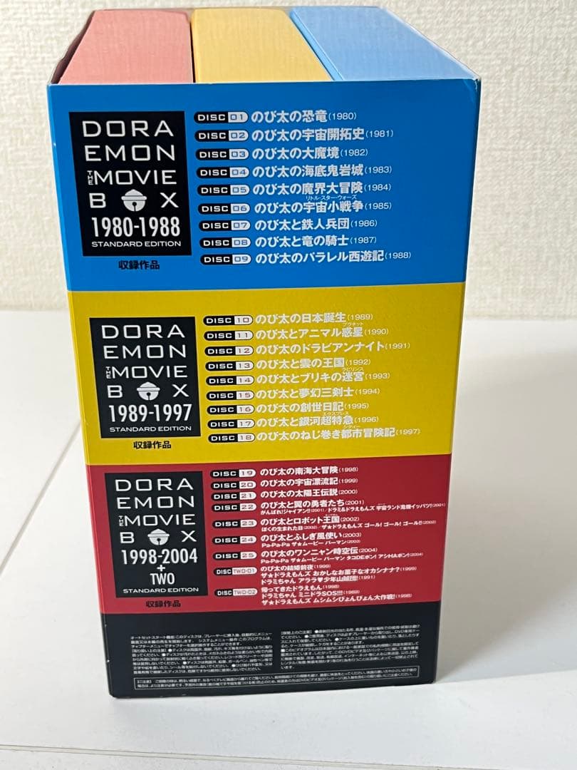 DVD ドラえもん ザ・ムービーBOX 1980-2004+TWO スタンダード