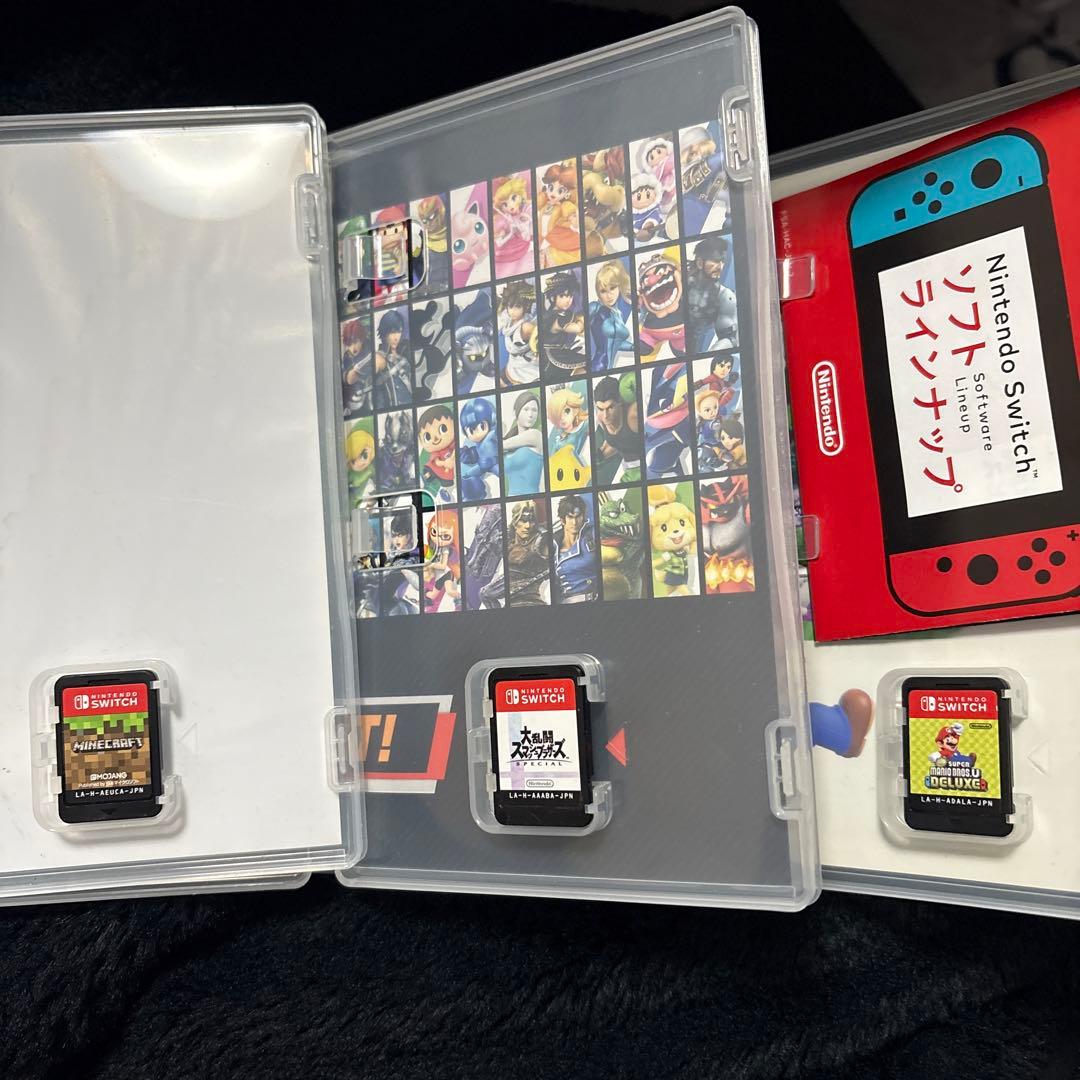 Minecraft・スマブラ・マリオ3本セット