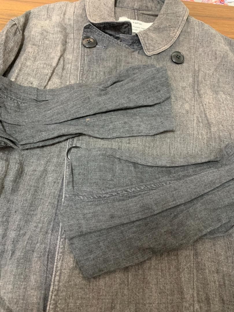 [kaval] LINEN PAINTER COAT むら染め ペインターコート