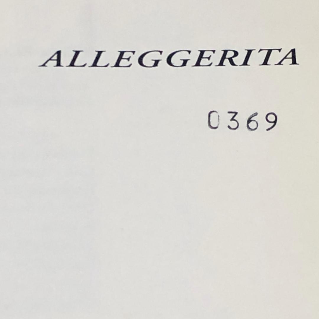 ALLEGGERITA／アッレジェリータ