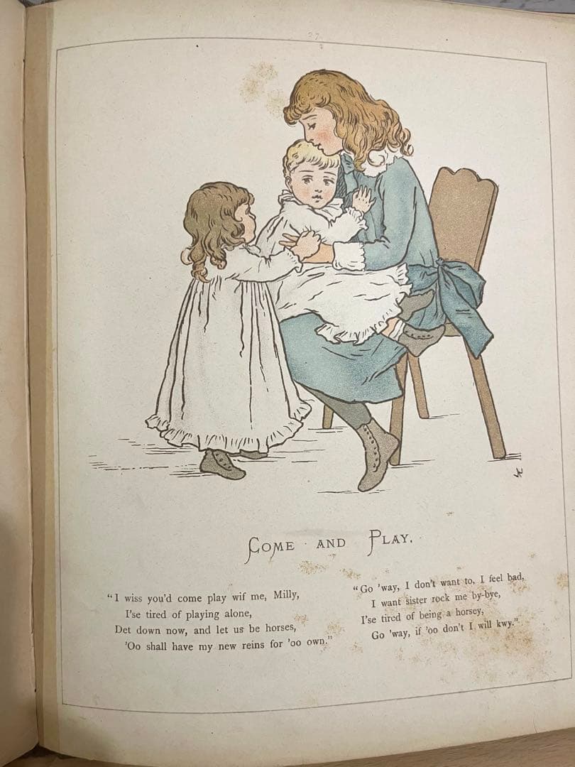N o.383 希少 アンティーク 洋書 絵本 ビクトリアン 児童書 童謡