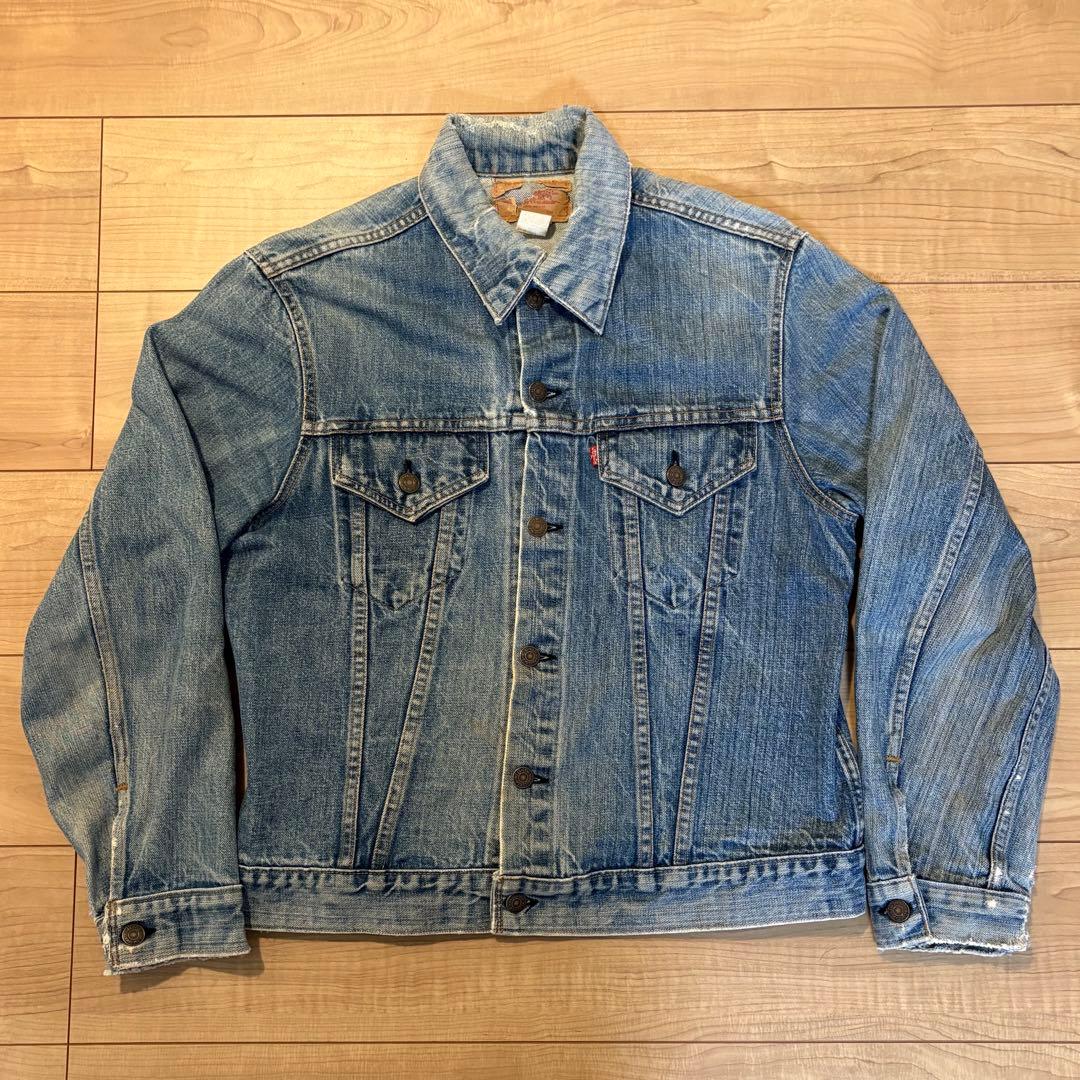 70'sリーバイス4thジャケット70505 サイズ42 刻印529スモールｅ