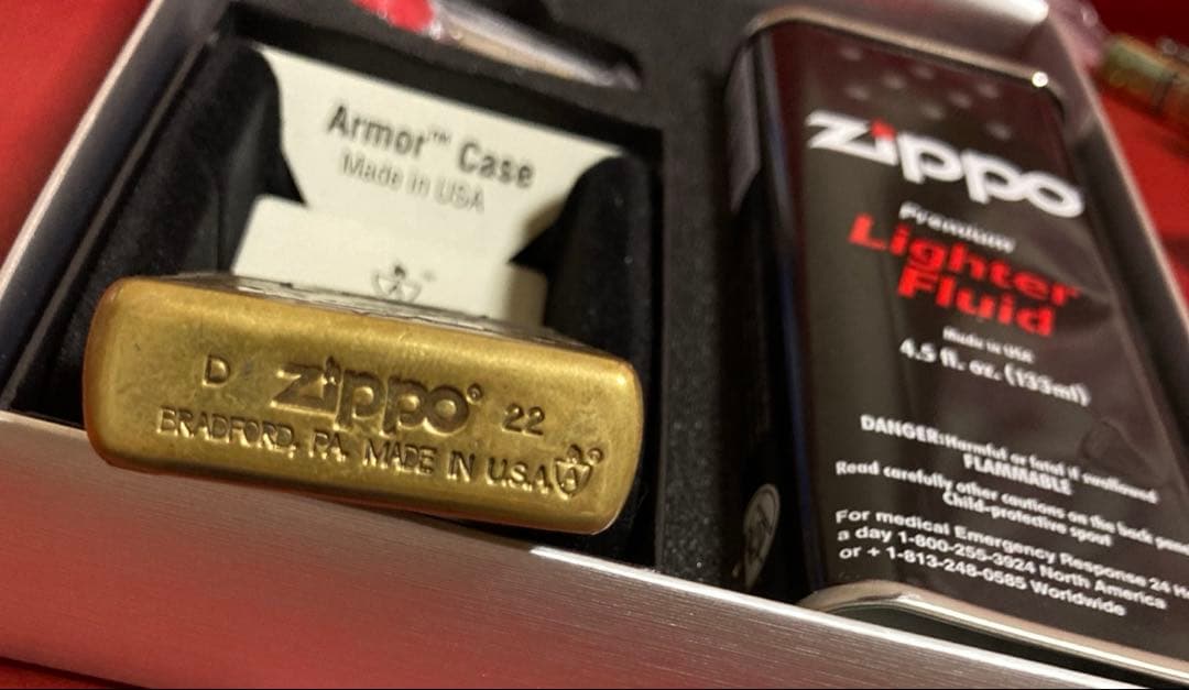 PREMIUM GIFT Armor Zippo 逆打ちプレミアケース付き