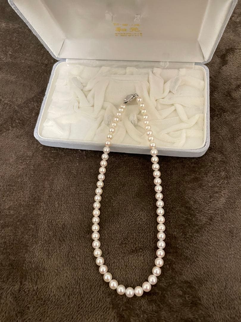 亀*亀様 和光 WAKO ネックレス 本真珠 パール