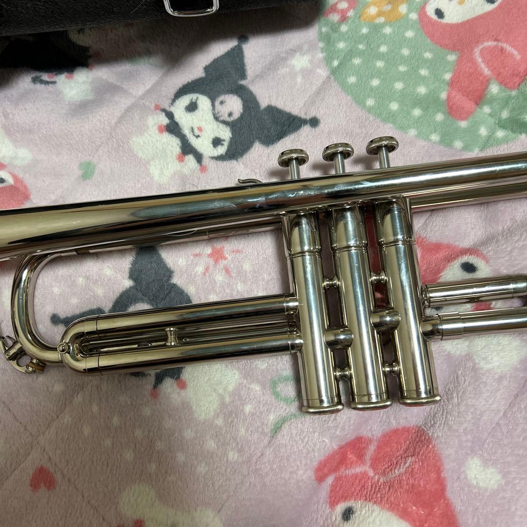 YAMAHA YTR-135 トランペット ハードケース、マウスピース付 銀