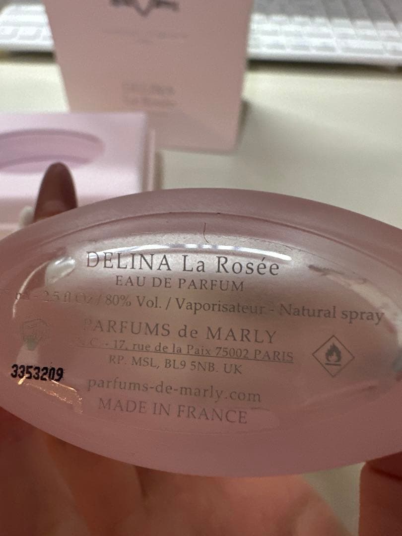 デリーナ ラ ロゼ 香水 75ml ピンク