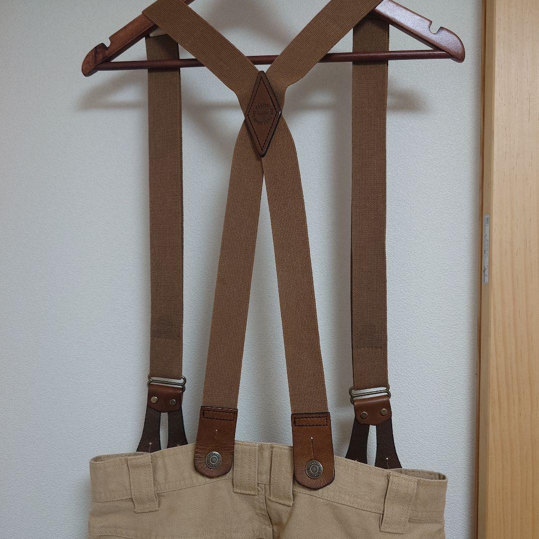 filson フィルソン　サスペンダーとコールマン　ダブルニー　パンツ