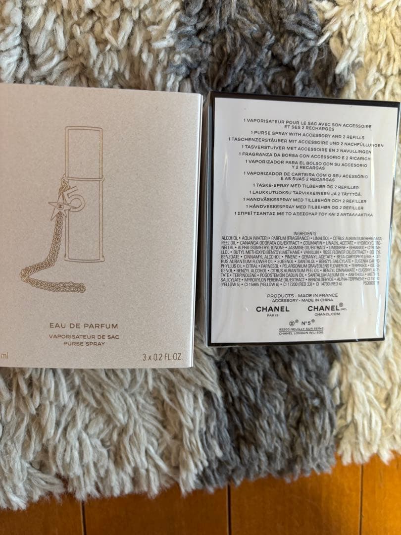 CHANEL N°5オードゥパルファム パース スプレイコメット