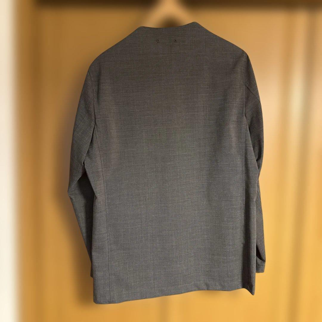 SOPHNET. グレー ノーカラージャケット　セットアップ