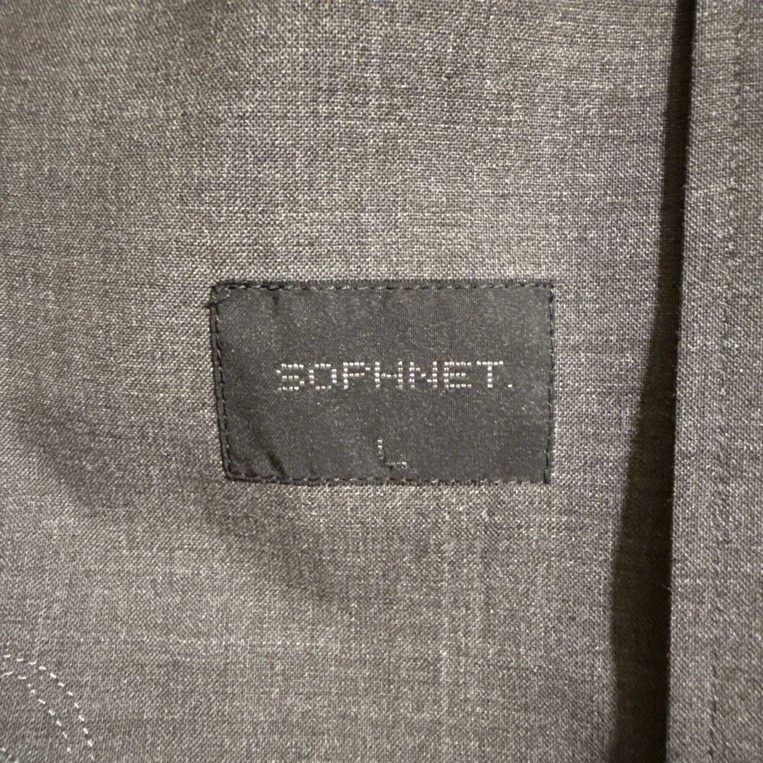 SOPHNET. グレー ノーカラージャケット　セットアップ