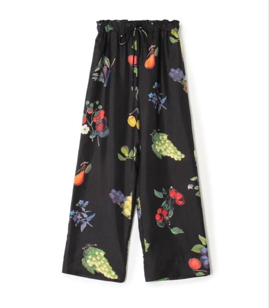 caban シルクツイル HARVEST セミワイドパンツ