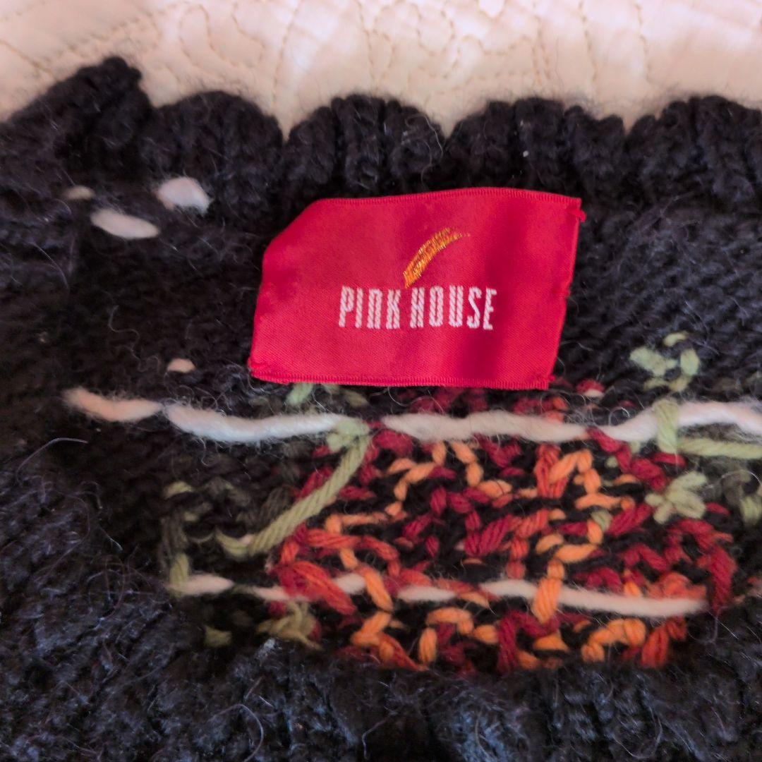 売り切り❗️最終価格から2,000円引きPINK HOUSE 薔薇のカーディガン