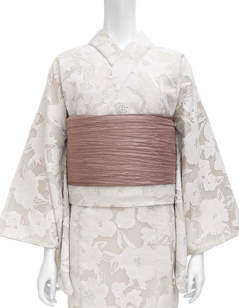 3点セット2Wayオーガンジー花柄セパレート浴衣　レギュラー　GRL グレイル