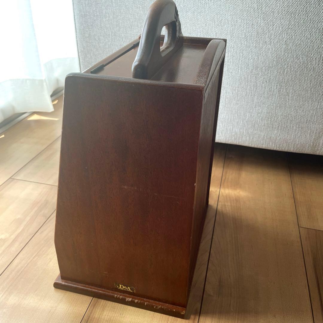 レア品　昭和レトロ　D&A YOSHIKAWA 木製 ミニドレッサー小物入れ葡萄