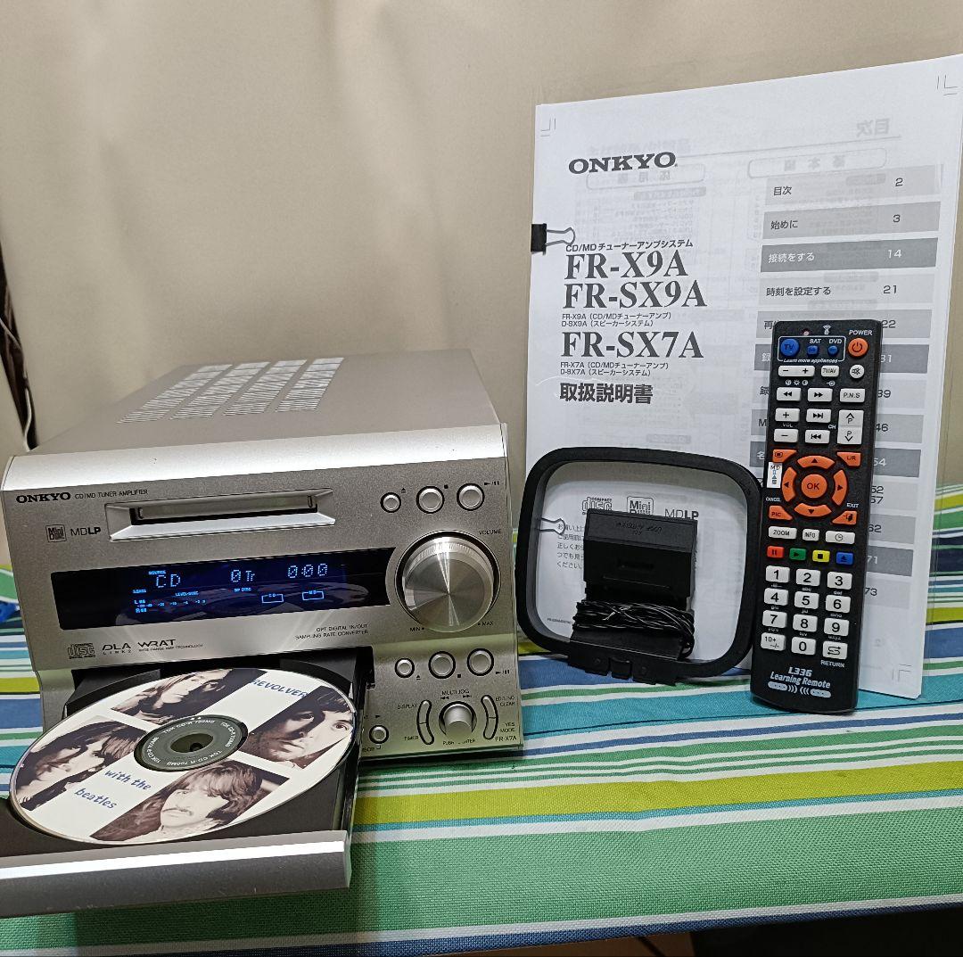ONKYO FR-X7A CD/MD/FM,AM 整備済　完動品　リモコン付き