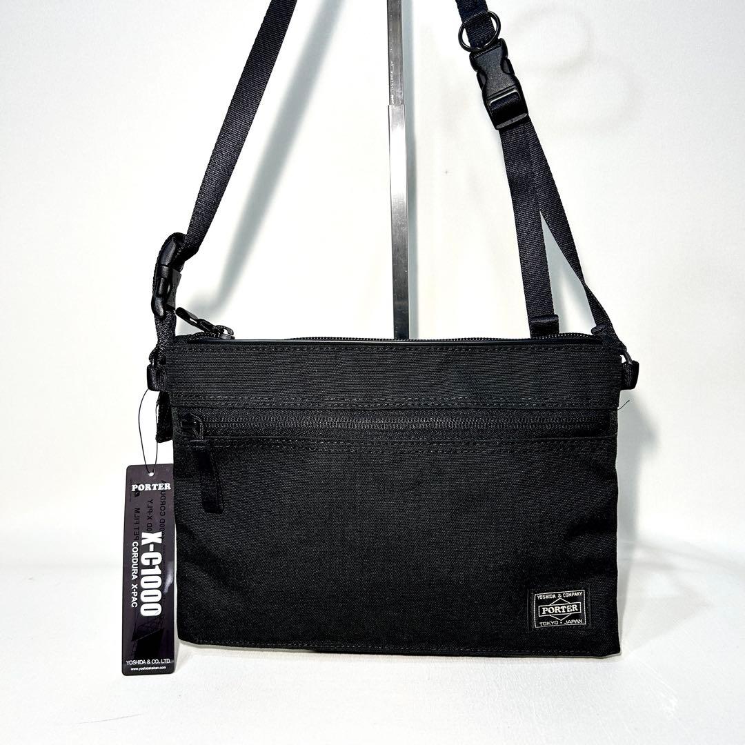 未使用級✨PORTER HYBRID ポーター ハイブリッド サコッシュ 黒