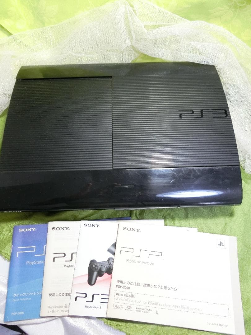 アップルパイ ジャンク品扱　電源点灯確認☆SONY　PSP3　本体のみ黒色