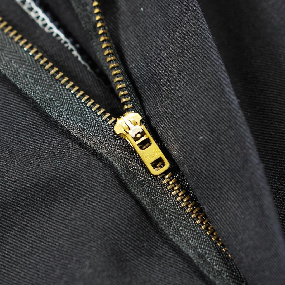 90sUSA製 Dickies 874 ワークパンツ タロンジップ ブラック古着