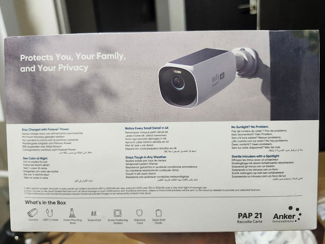 Anker防犯カメラ Eufy eufyCam S330 2-Camkit