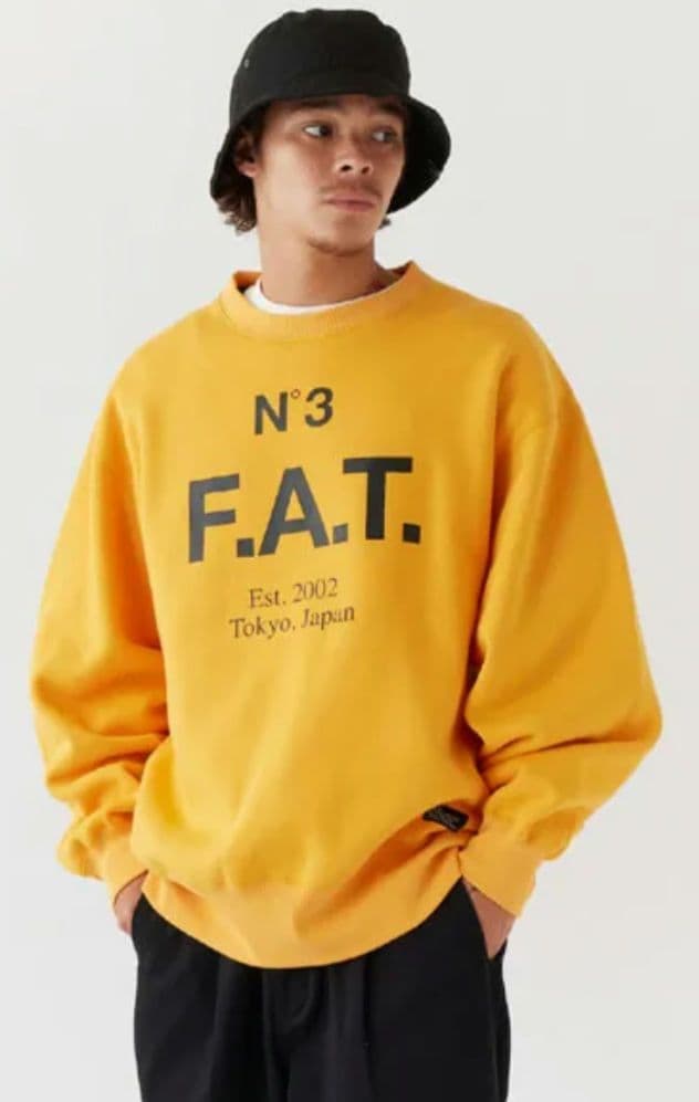 極美品FATヘビーウェイト オーバーサイズスウェットNO.3 SKINNY(L)
