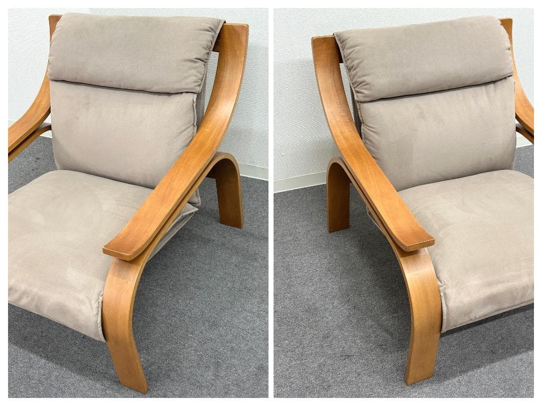 ■arflex■WOODLINE　ラウンジチェア　ソファ　モダン　マルコザヌーゾ