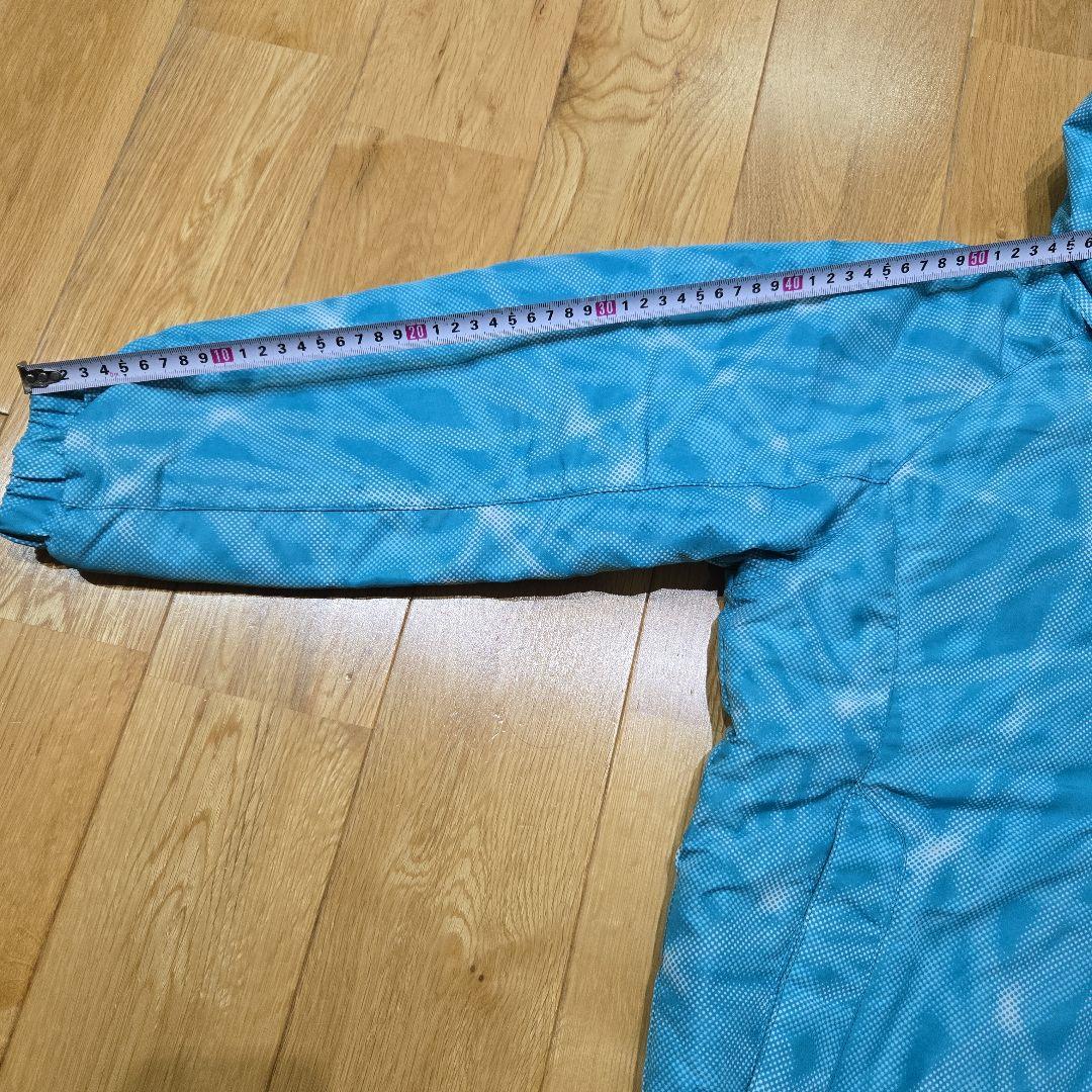 限定値下げ！140cm スキーウェア上下、ジュニアL手袋セット（青・緑・紺）