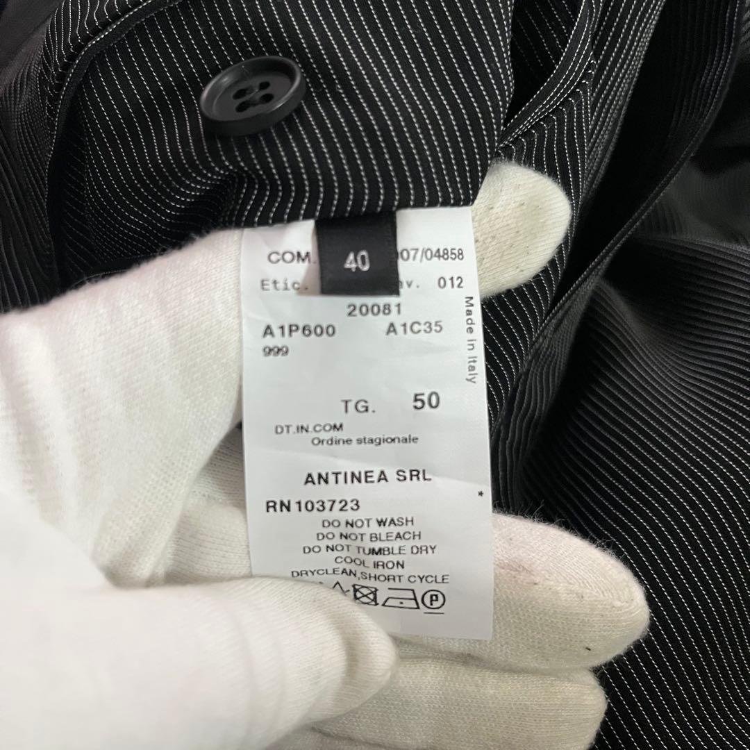 美品 EMPORIO ARMANI アルマーニ 通年 ウール ワイド スラックス