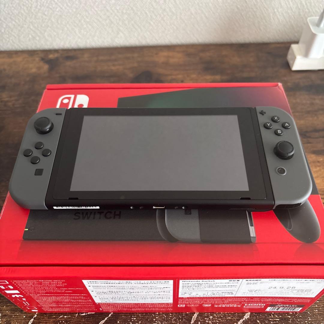【美品】Nintendo Switch 本体 グレー 2024