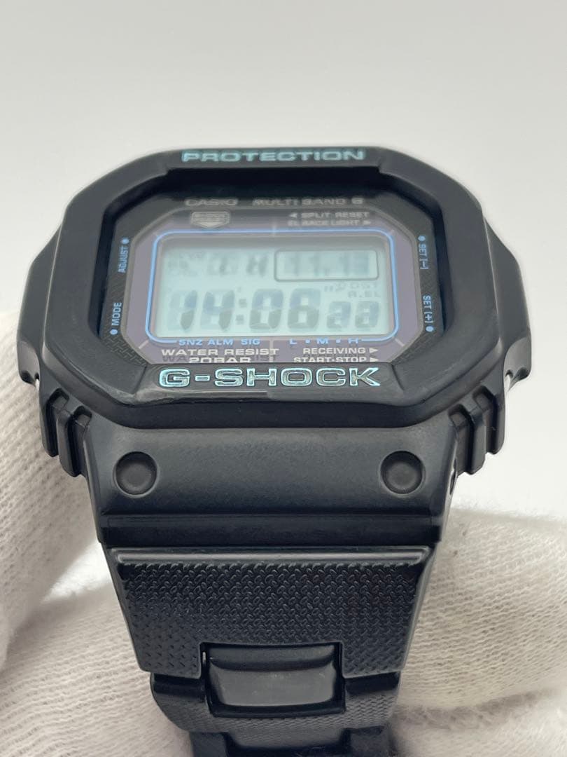美品 G-SHOCK GW-M5610BA Dバックル ブルー 水色CASIO