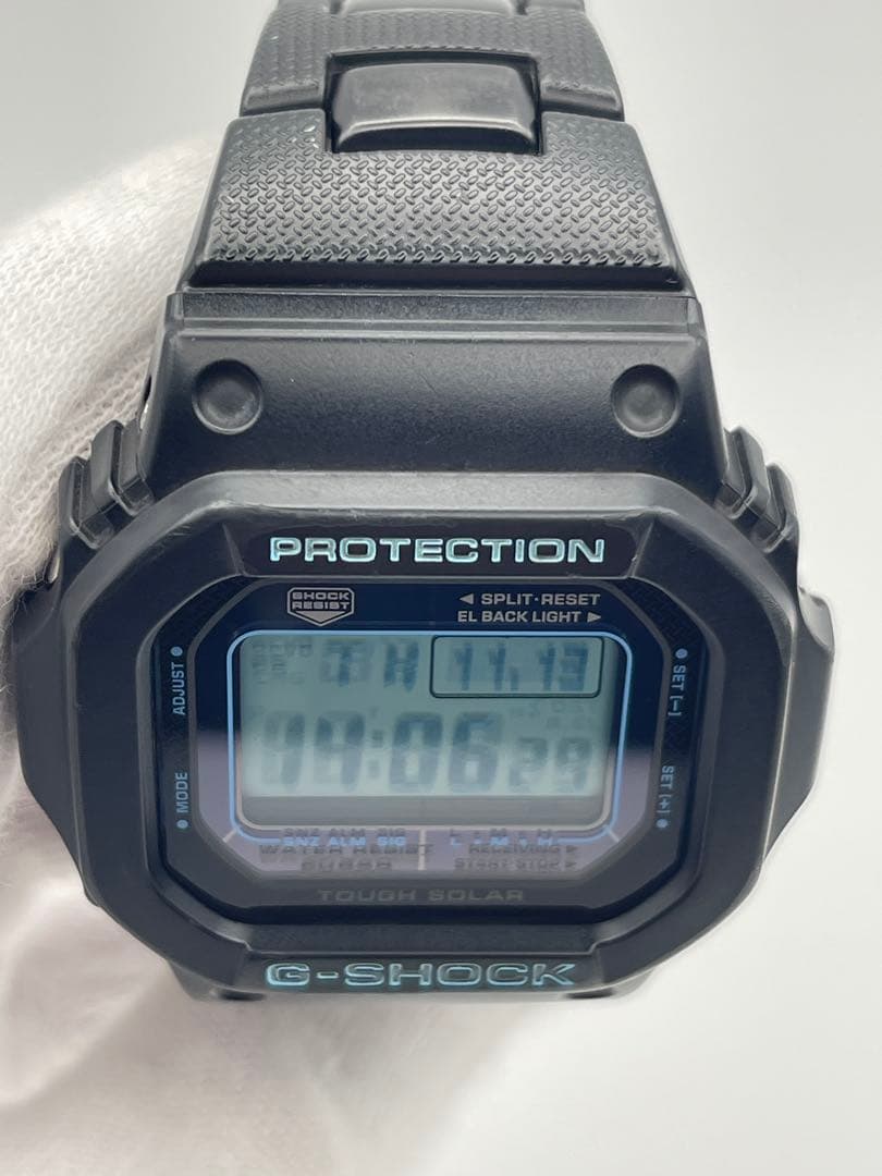 美品 G-SHOCK GW-M5610BA Dバックル ブルー 水色CASIO