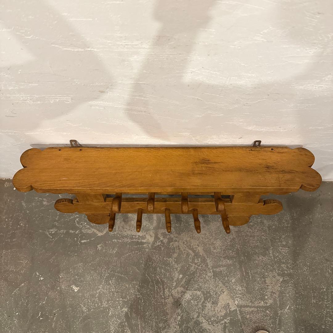 年末年始saleヴィンテージ　木製ウォールハンガー　壁掛け　ハンガーラック