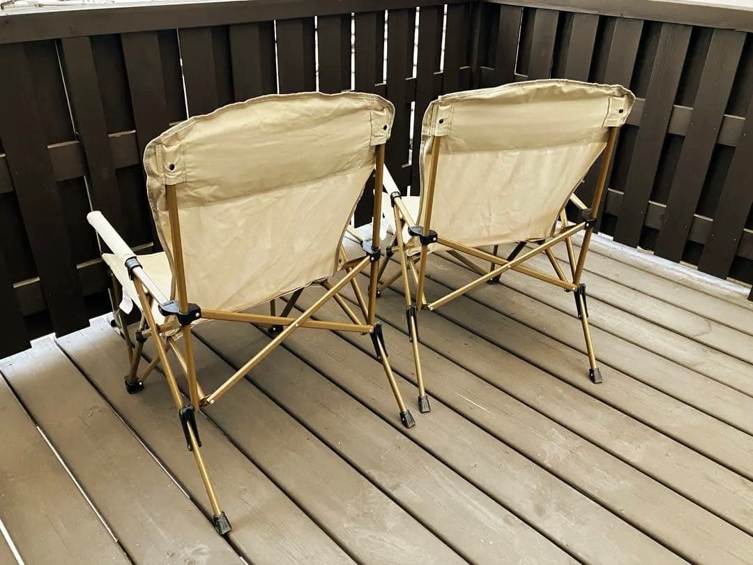 値下げ！ロゴス Tradcanvas ポータブルダイニングチェア 2脚セット
