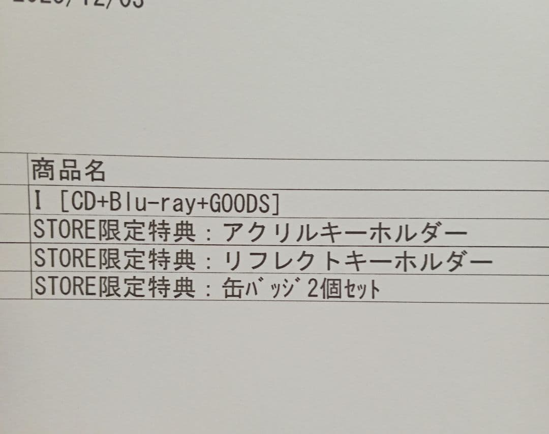 BUMP OF CHICKEN 「I」 限定セット 未開封 シリアル付
