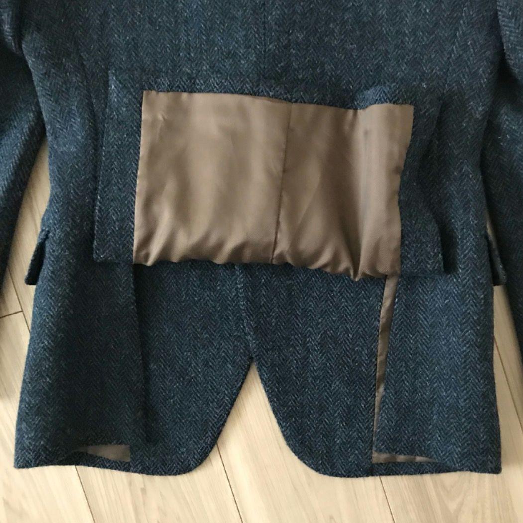 SUITSELECT HARRISTWEED テーラードジャケット ネイビー M