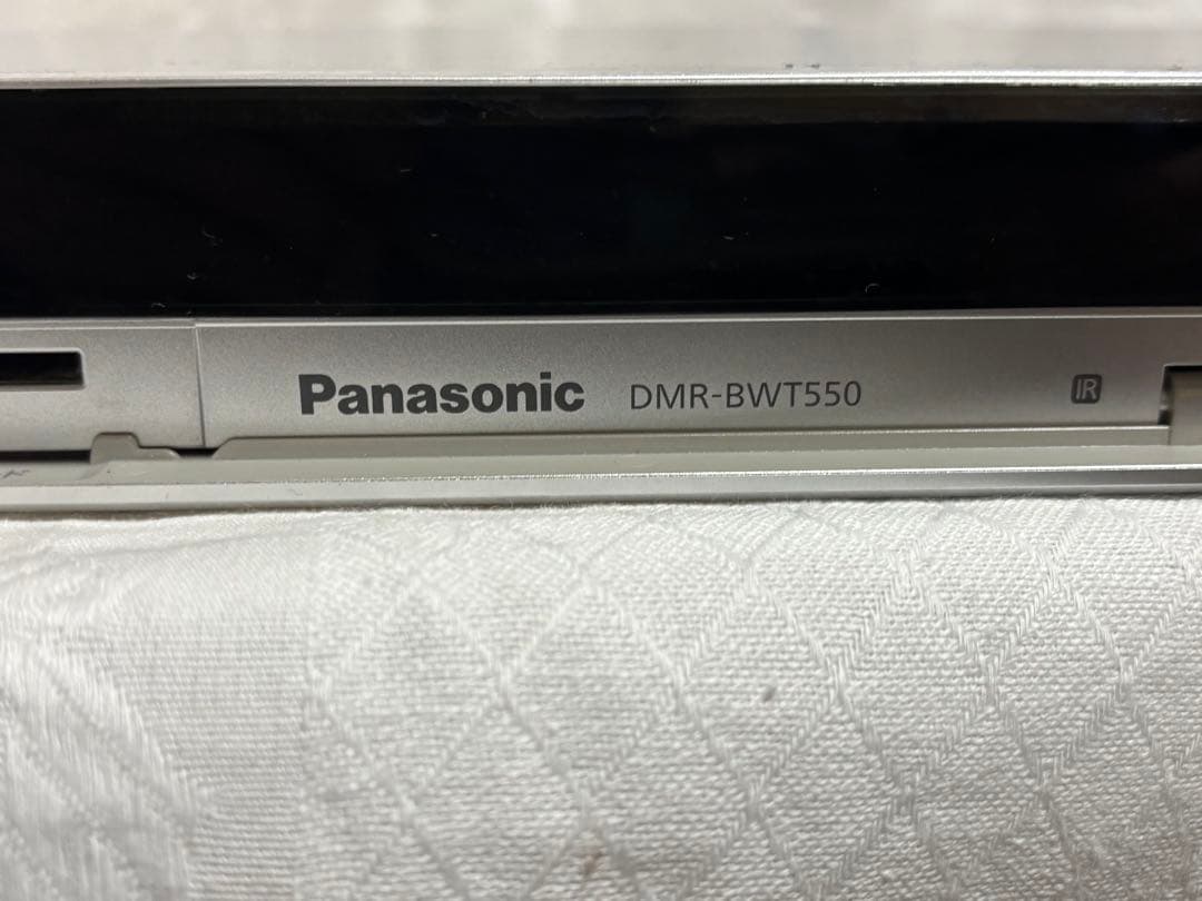 【完動品】パナソニック BWT-550Blu-rayレコーダー/外付けHDD対応