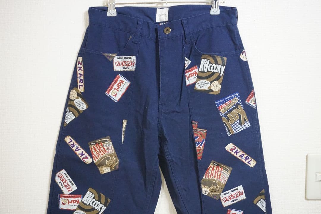 Karl Helmut カールヘルム パンツ ワッペン柄 ペインター ワーク M