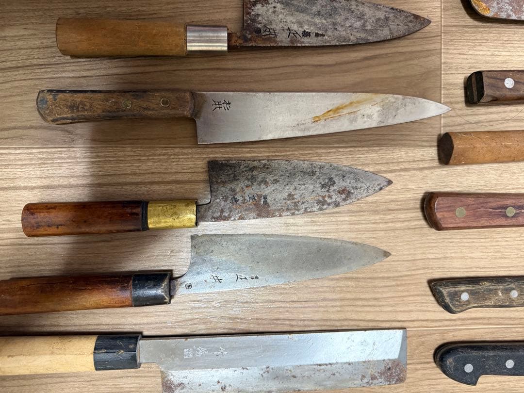 ジャンク品セット　20本　包丁　有次　杉本　正本　鍔屋　など