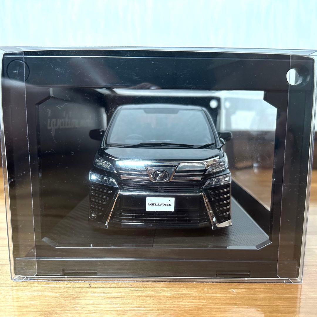 イグニッションモデル　30後期　ヴェルファイア  ブラック　ミニカー