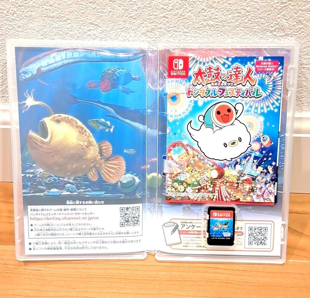 Switch ソフト 釣りスピリッツ 釣って遊べる水族館 サオコン ２個セット