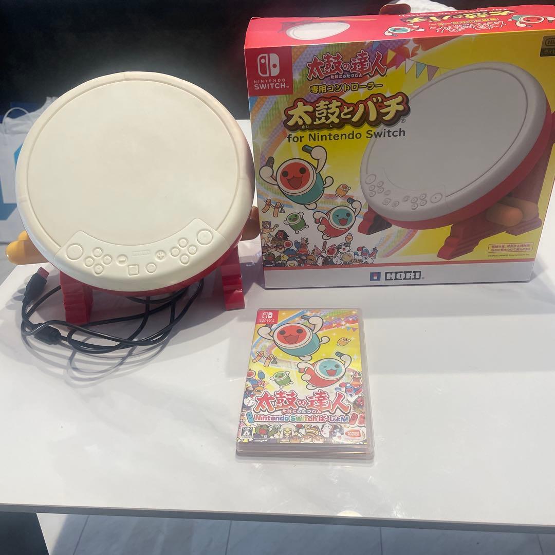 太鼓の達人ニンテンドースイッチバージョン太鼓とバチ専用コントローラーソフトセット
