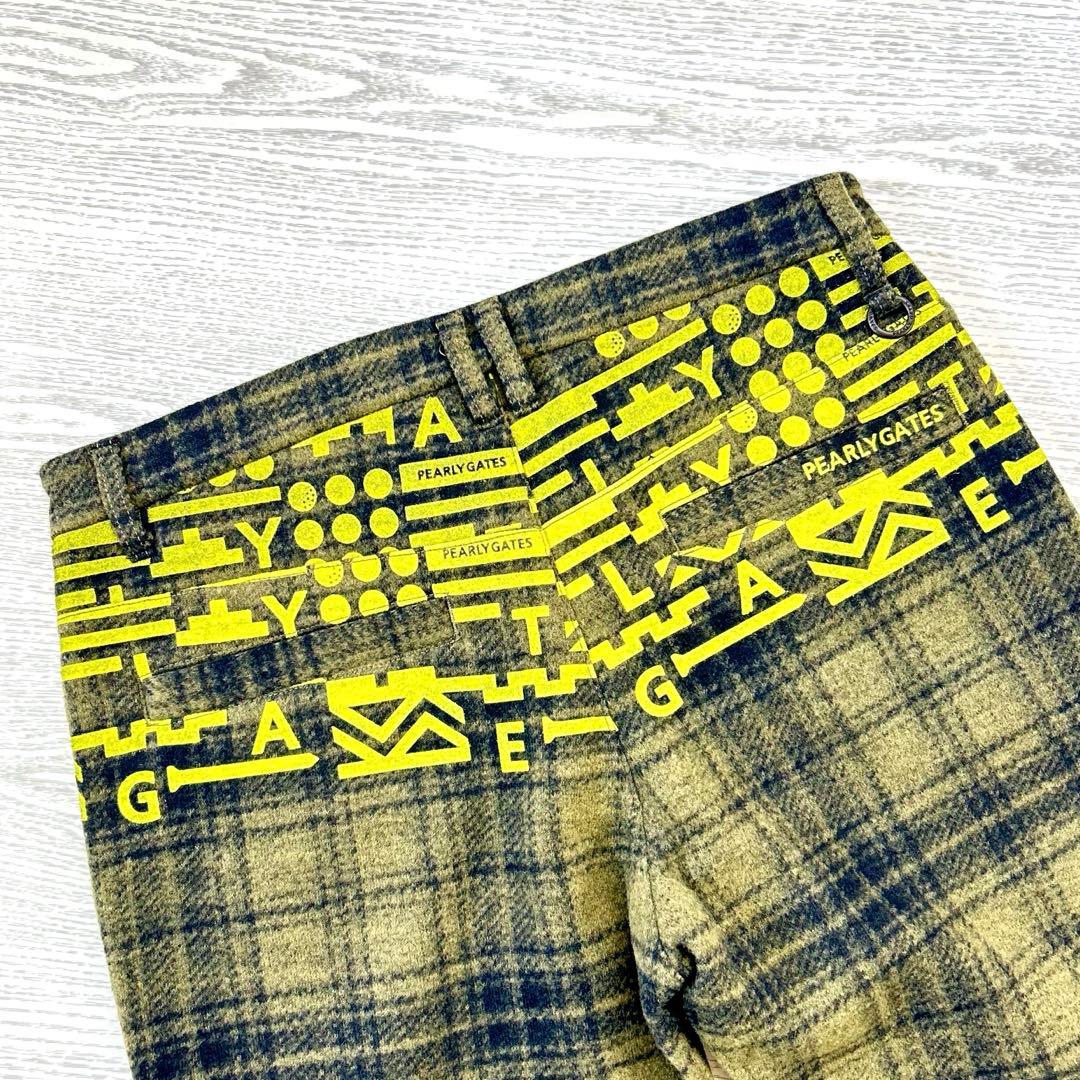 PEARLY GATES パーリーゲイツ　起毛保温　ジャガードパンツ