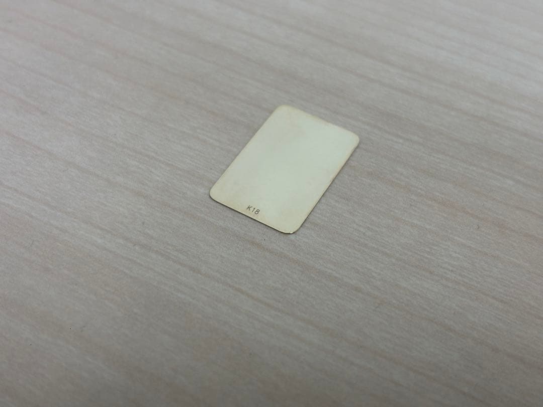 新品 ゴールド K18 18金 ゴールド プレート 1g