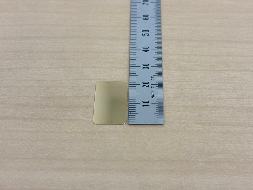 新品 ゴールド K18 18金 ゴールド プレート 1g