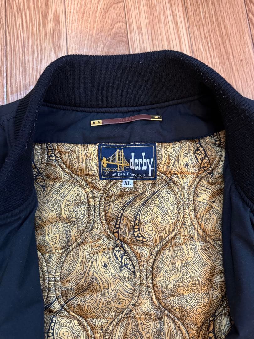 ダービージャケット　derby XL ブラック　美品