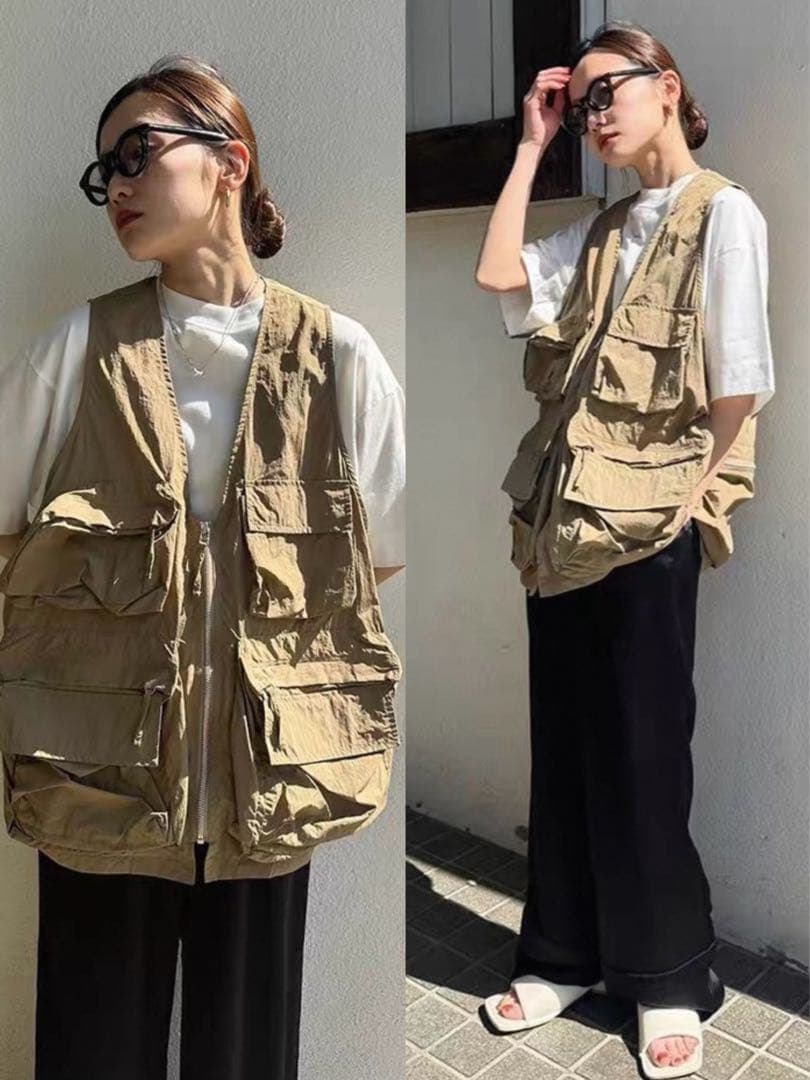◉週末価格❗️TODAYFUL/トゥデイフル】ナイロンポケットベスト