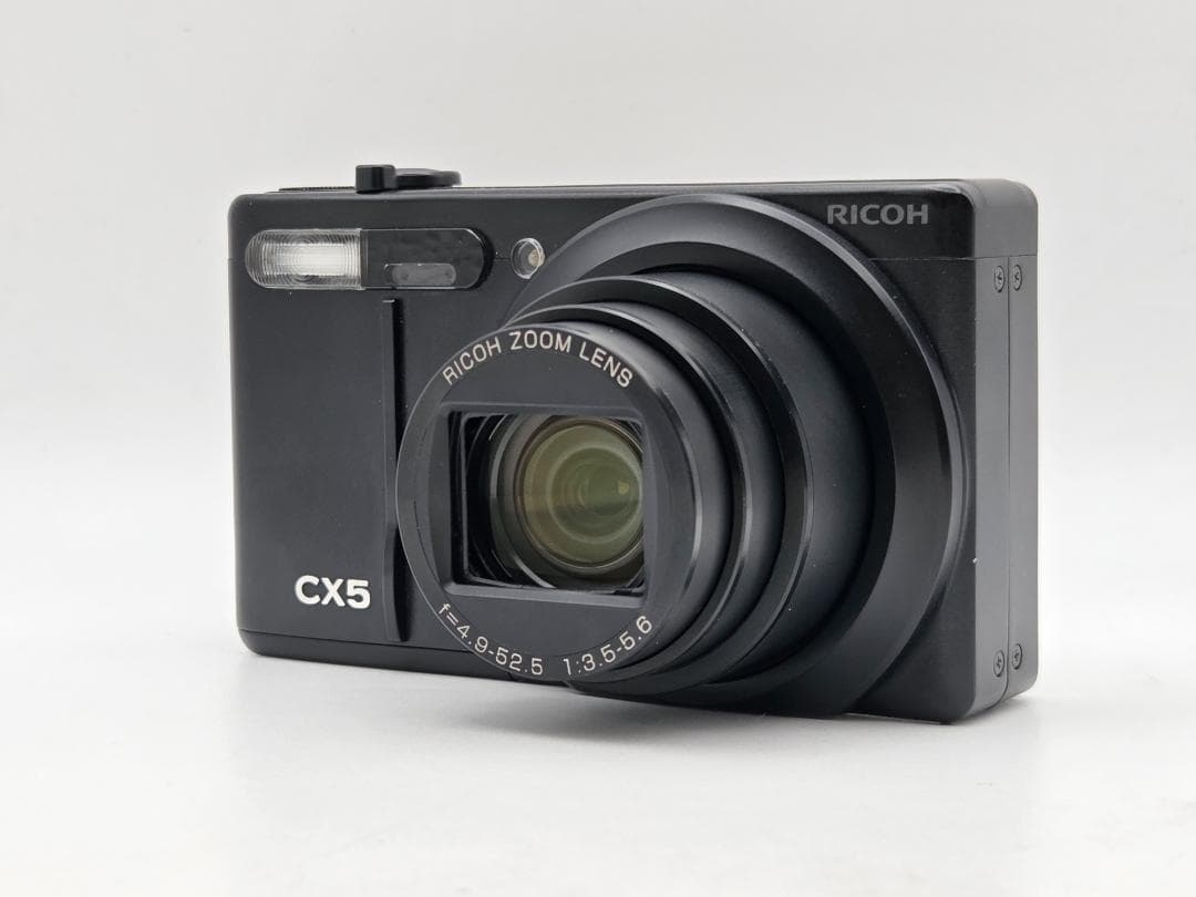 【美】リコー　RICOH CX5 ブラック コンパクトデジタルカメラ