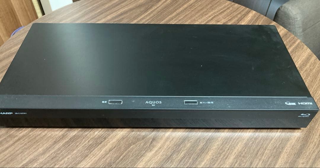 ブルーレイレコーダー スリム ブラック シャープ2B-C10CW1中古［値下可］