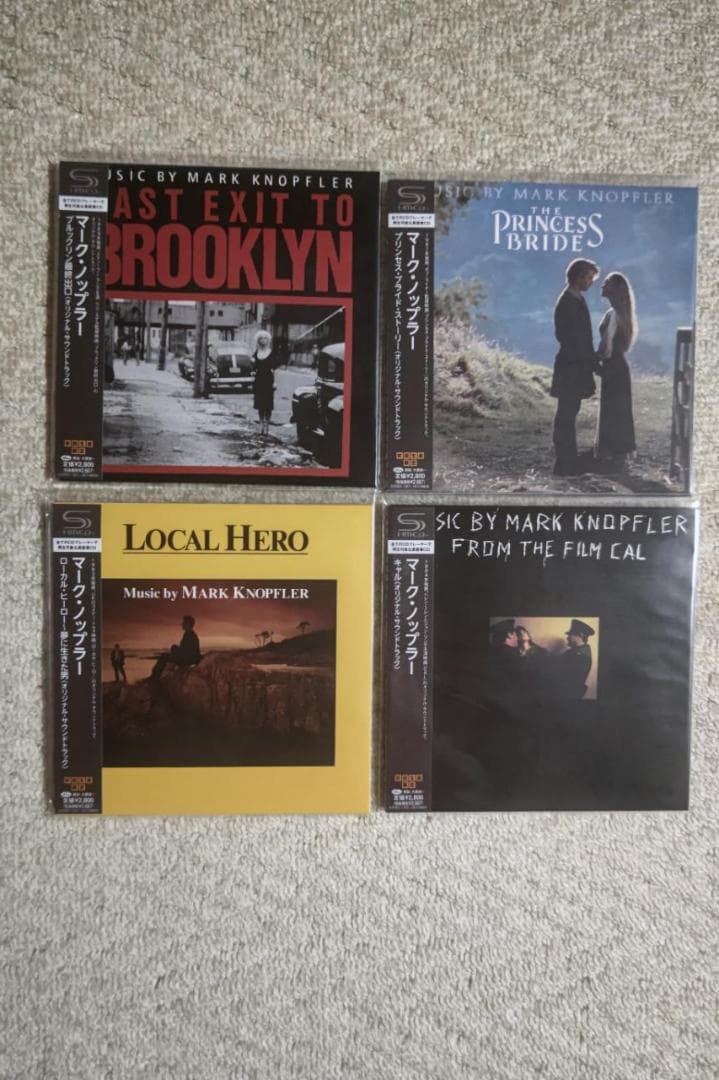 マーク・ノップラー／ＯＳＴ盤ＣＤ４枚セット（紙ジャケット仕様）国内盤