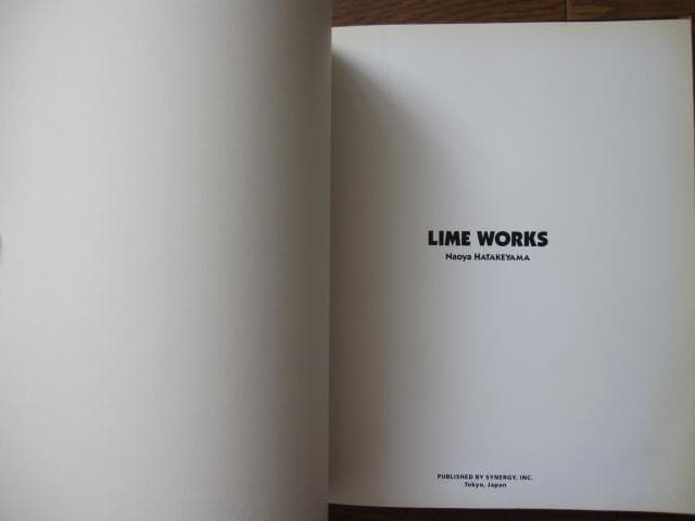 LIME WORKS　畠山直哉　初版